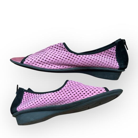 SESTO MEUCCI Cutout Open-Toe Flat pink - Picture 2 of 8